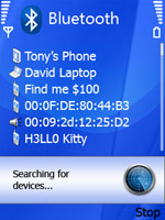 Searching for devices